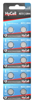 HyCell by ANSMANN® Alkaline Knopfzellen LR44 / LR1154 / AG13